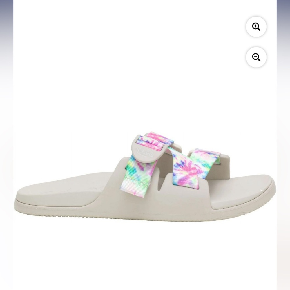 Chaco Chillos Slide Women Light Tie Dye Size 9